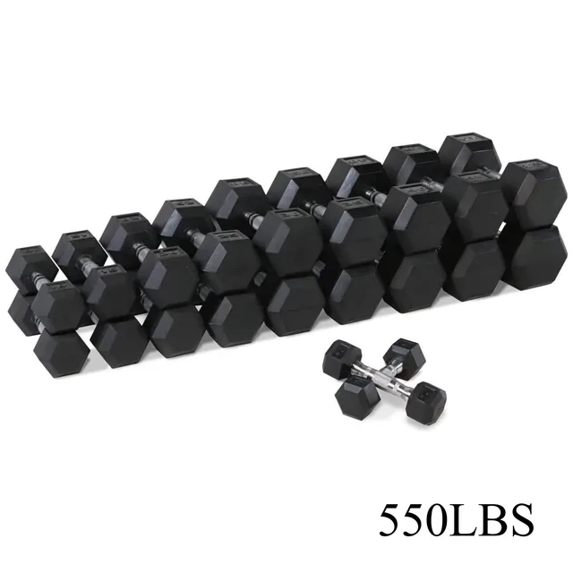 Gym Strength 5-50 lbs 10 pairs 550 lbs