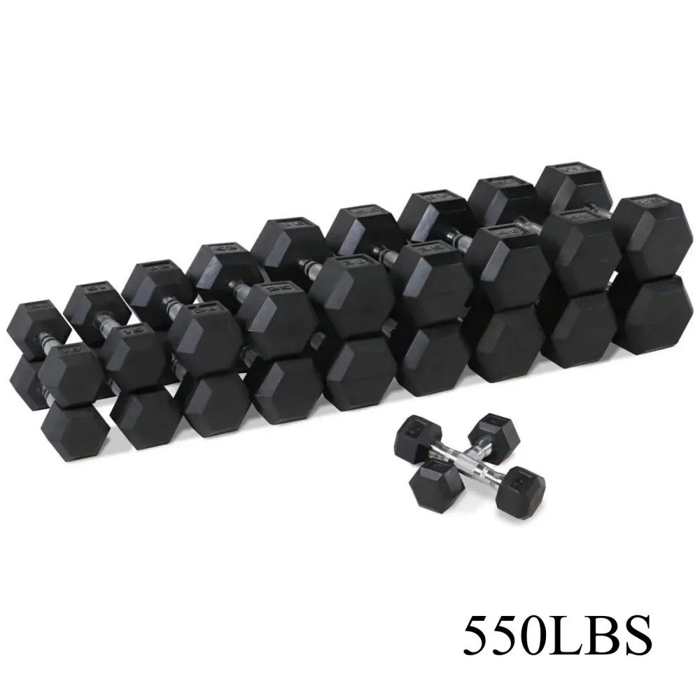 Gym Strength 5-50 lbs 10 pairs 550 lbs