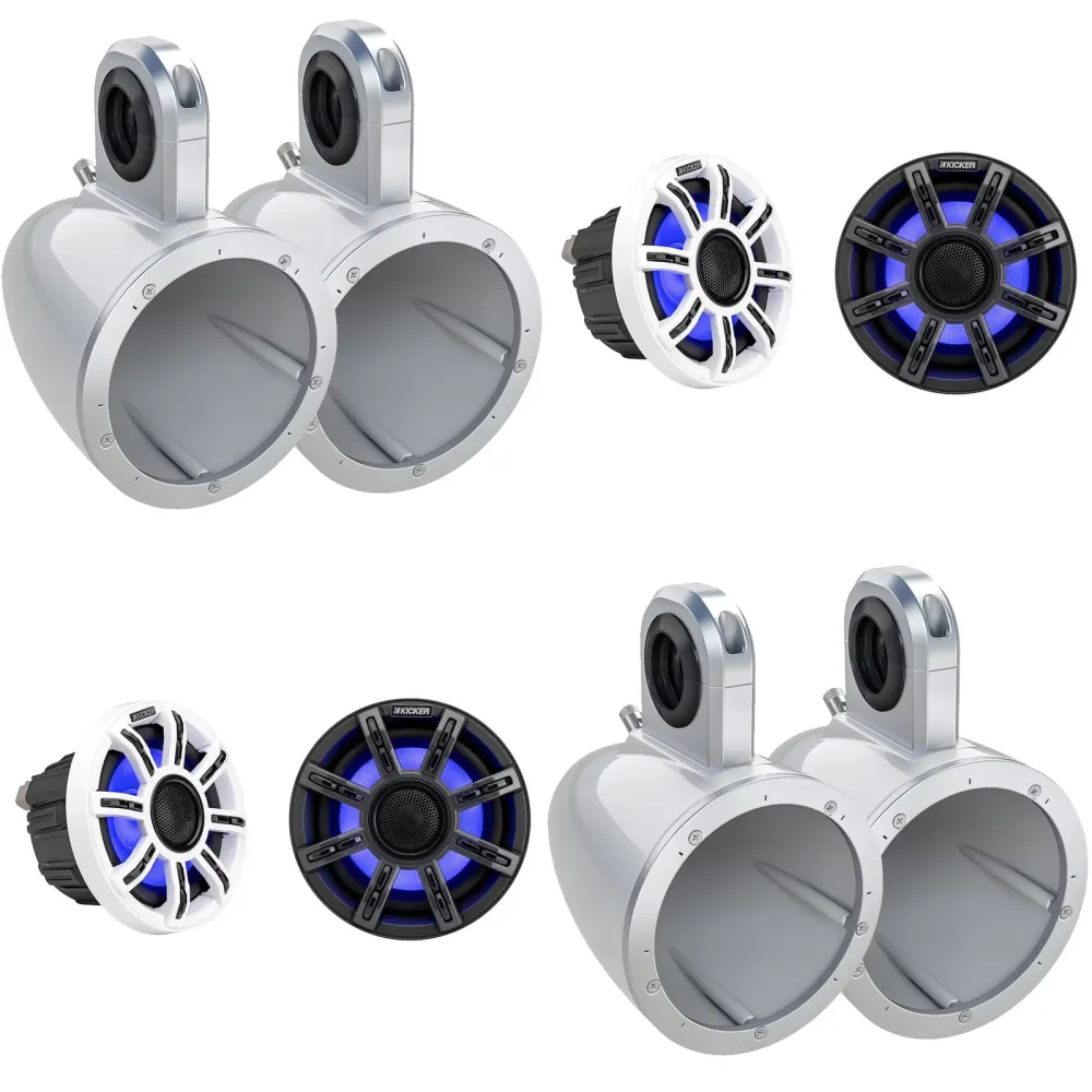 Audio Components 2 pair white 28mm