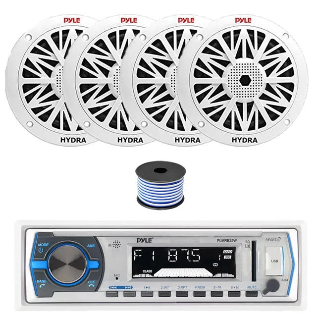 Stereo Receiver 6.5" 200 watt bluetooth
