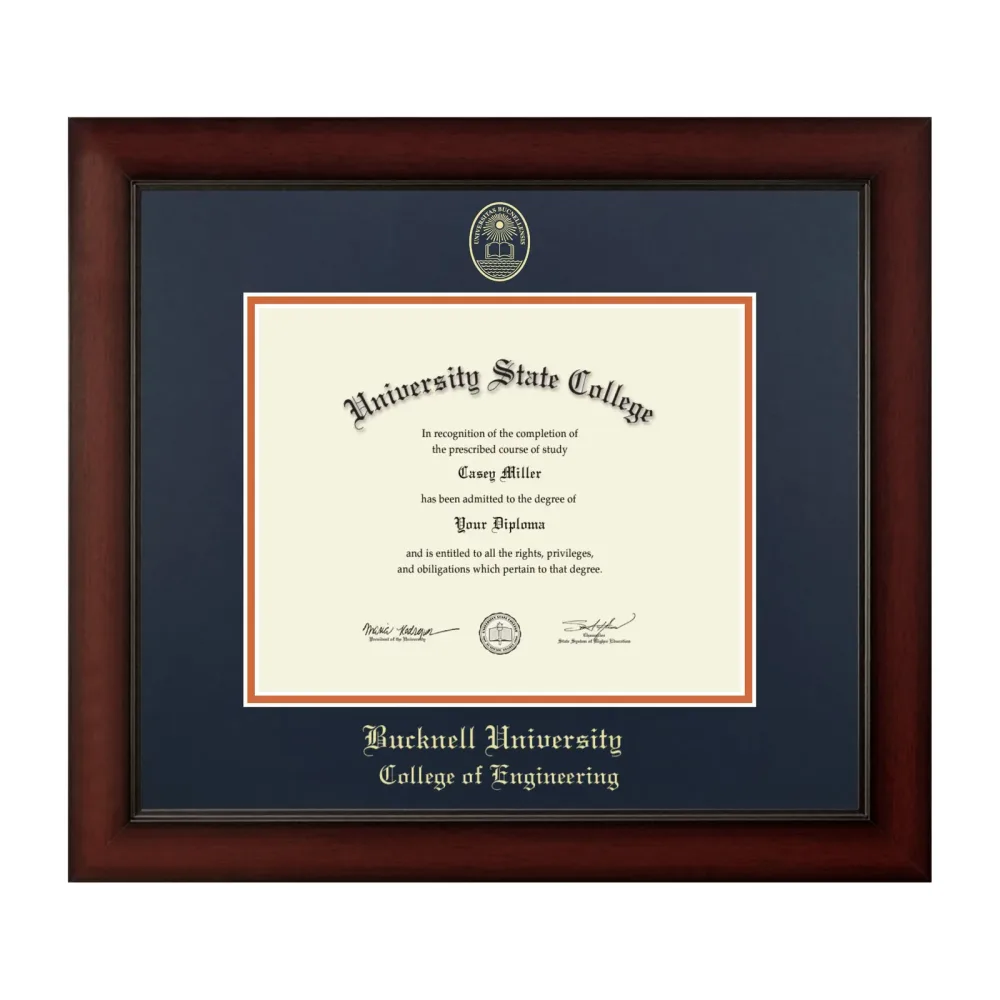 Diploma Frame orange 10w 18w