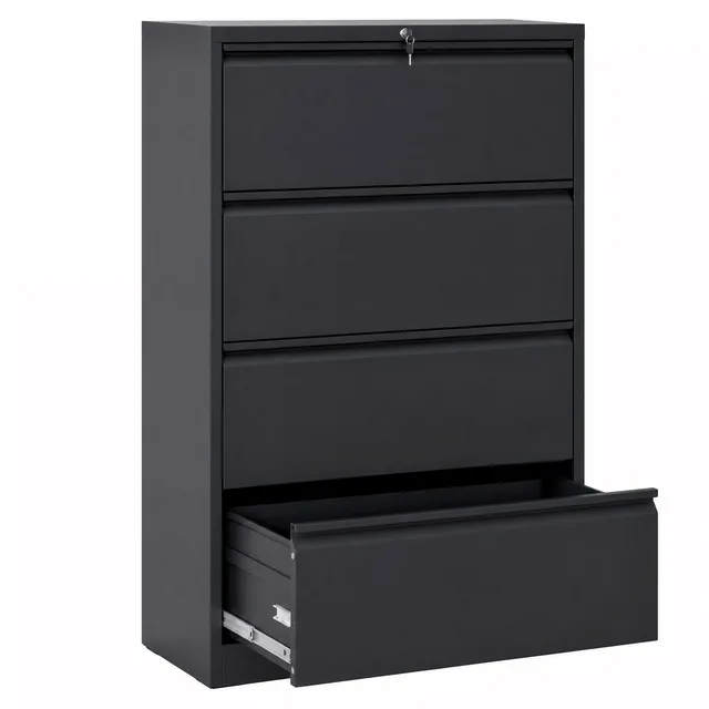 File Cabinet 35.4" locking black