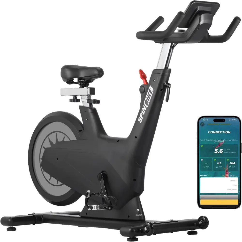Exercise Bike 350lb adjustable black