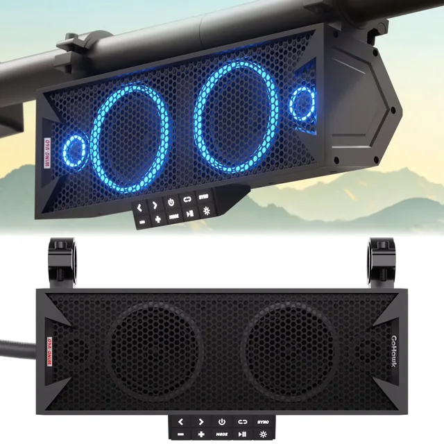 Speaker waterproof bluetooth led