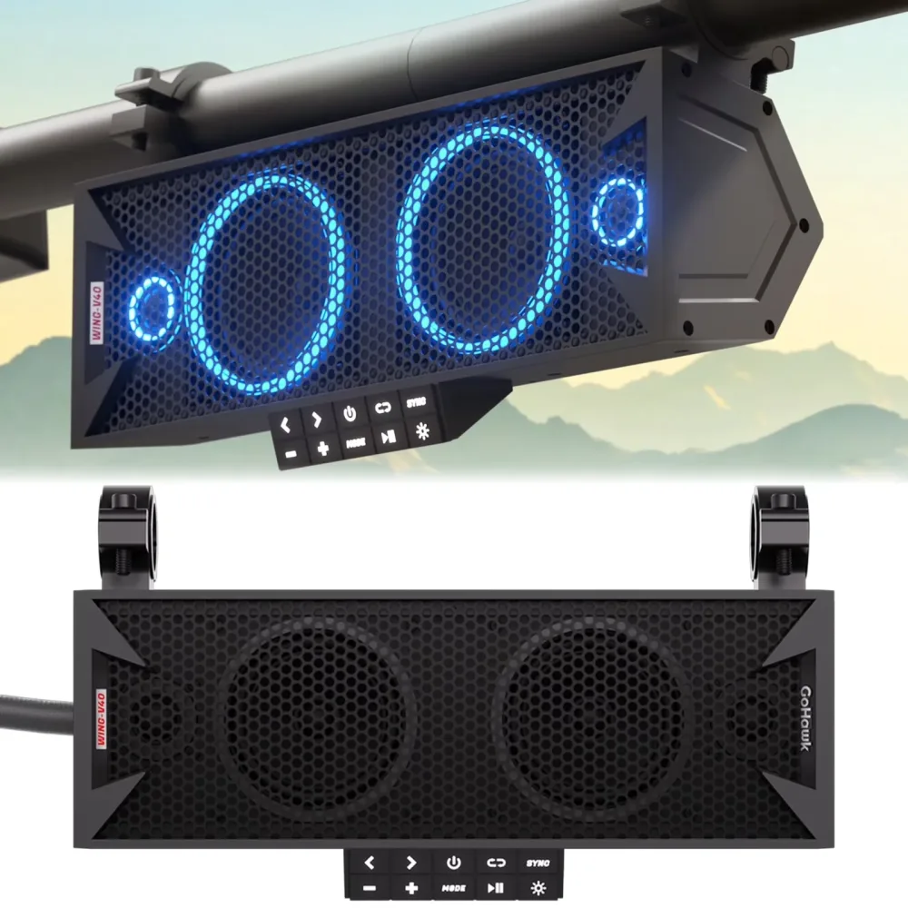 Speaker waterproof bluetooth led