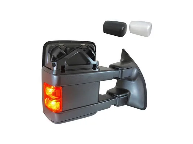 Mirror folding telescoping
