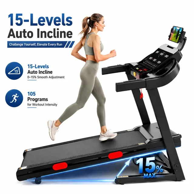 Exercise Machine 3.9hp 330lbs folding