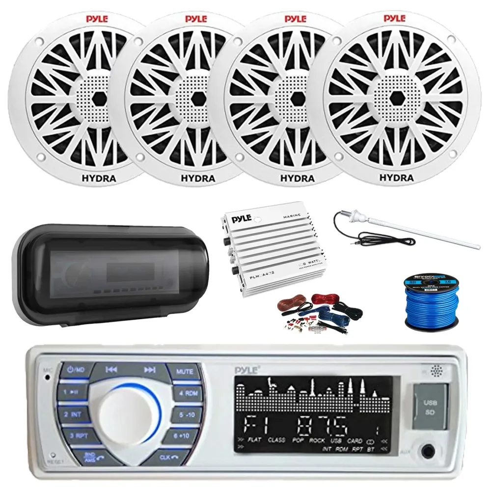 Stereo Receiver 6.5" 200 watt bluetooth