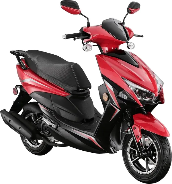 Motorcycle Gas 10 inch red 7.91hp