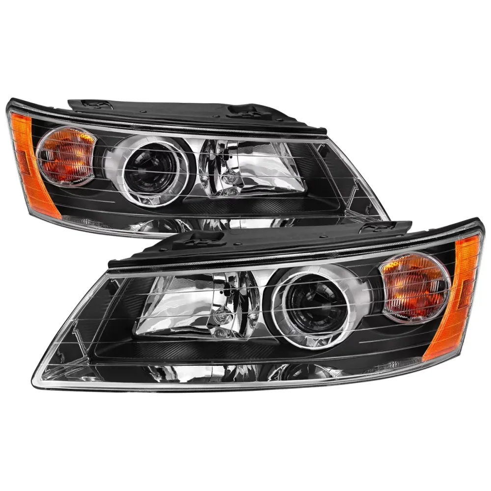 Projector Headlights black 1 pair 5w