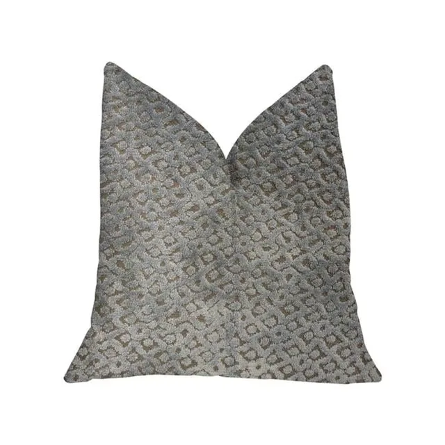 Throw Pillow 36 in silver 20"