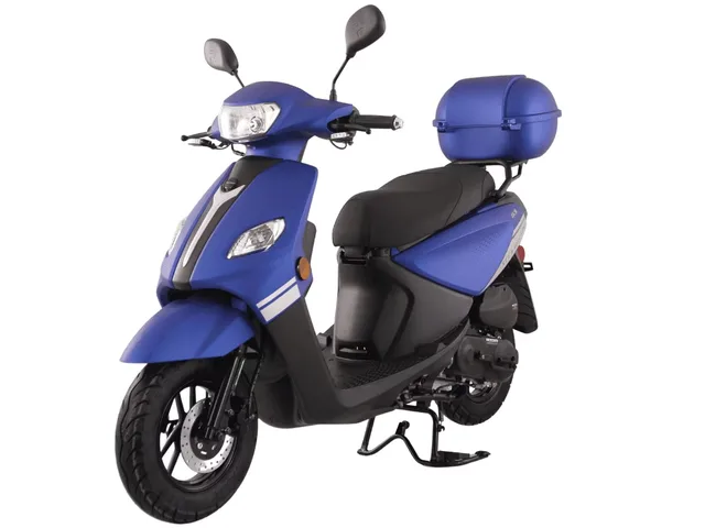 Scooter locking blue 330 lbs