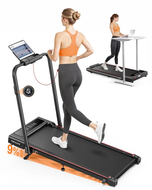 Folding Treadmill 300 lbs adjustable