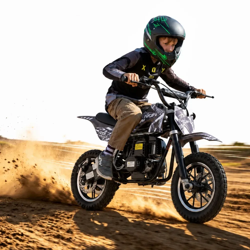 Dirt Bike blue black 2"