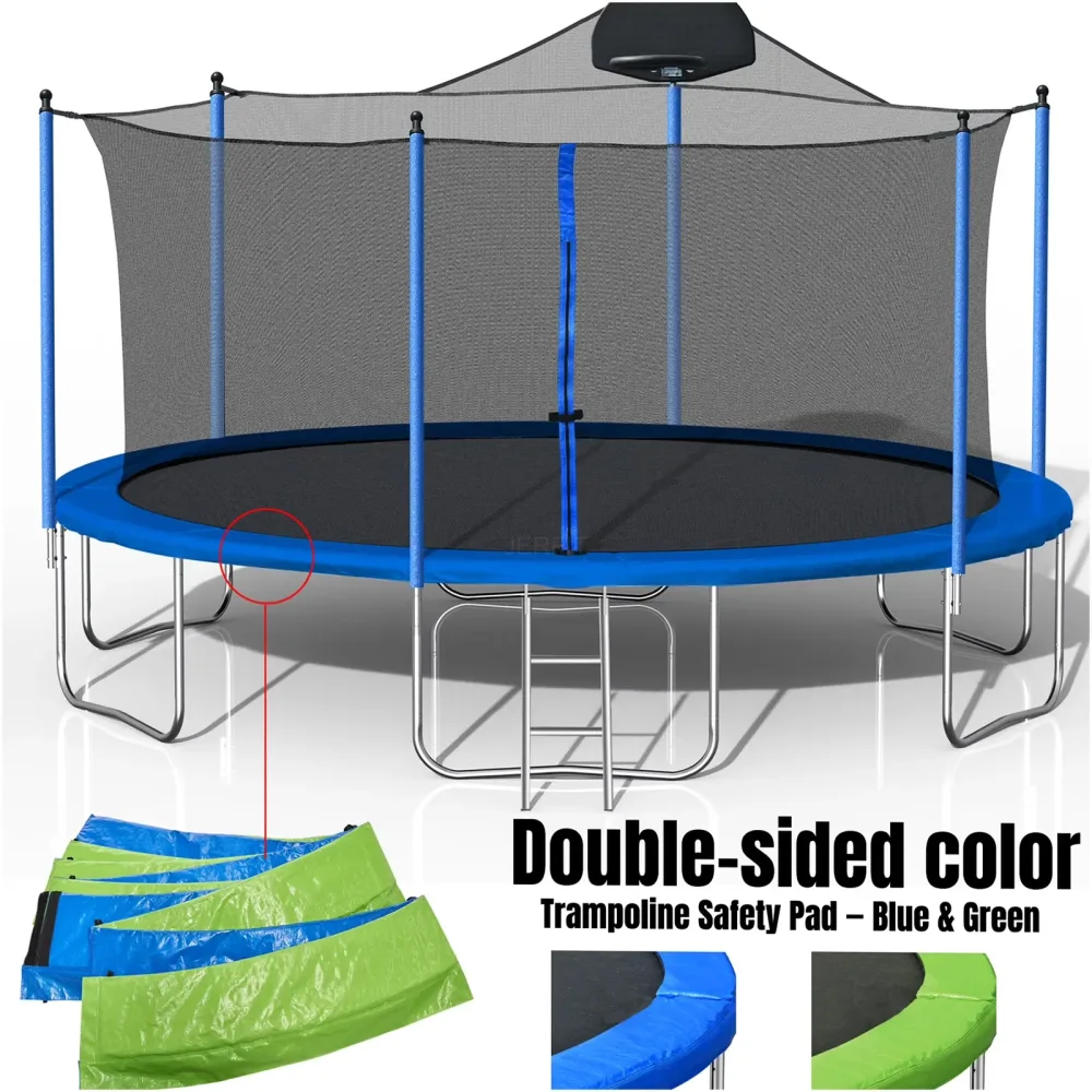 Jump Mat 14ft blue green