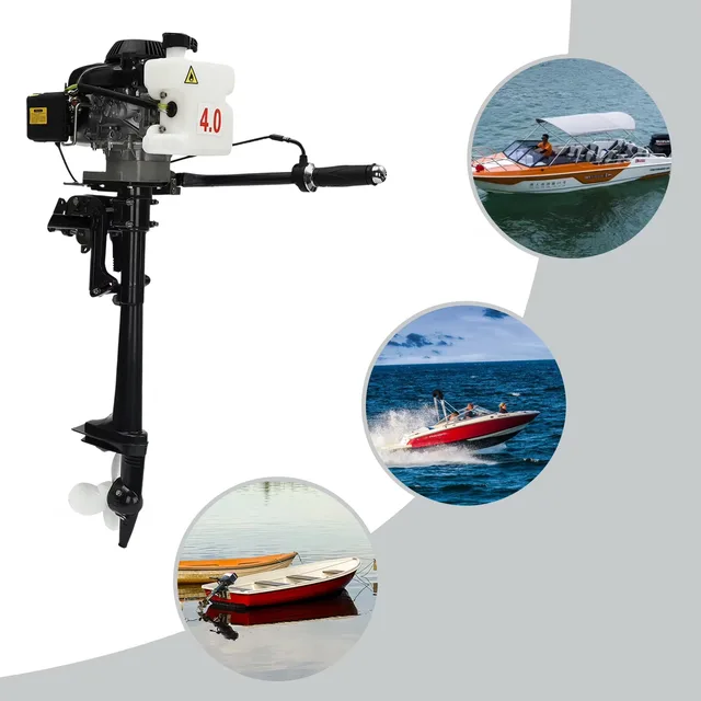 Outboard Motor 3 hp 0.32 gallons 3hp