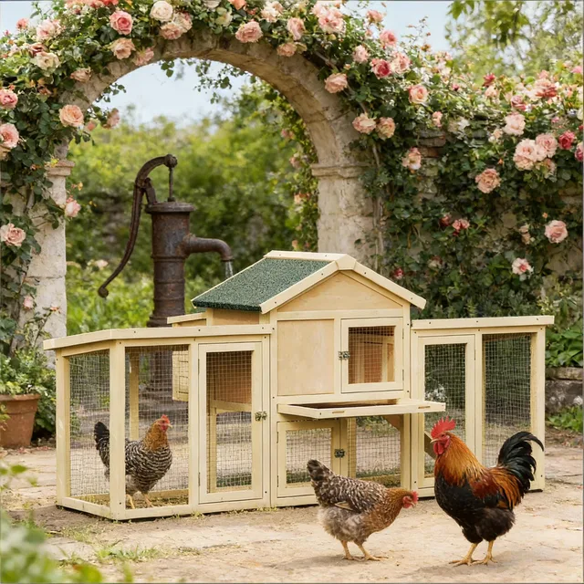 Chicken Coop 80.3" 33.5" 36.6"