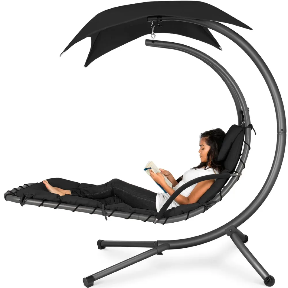 Lounge Chair black 2 inches 73"