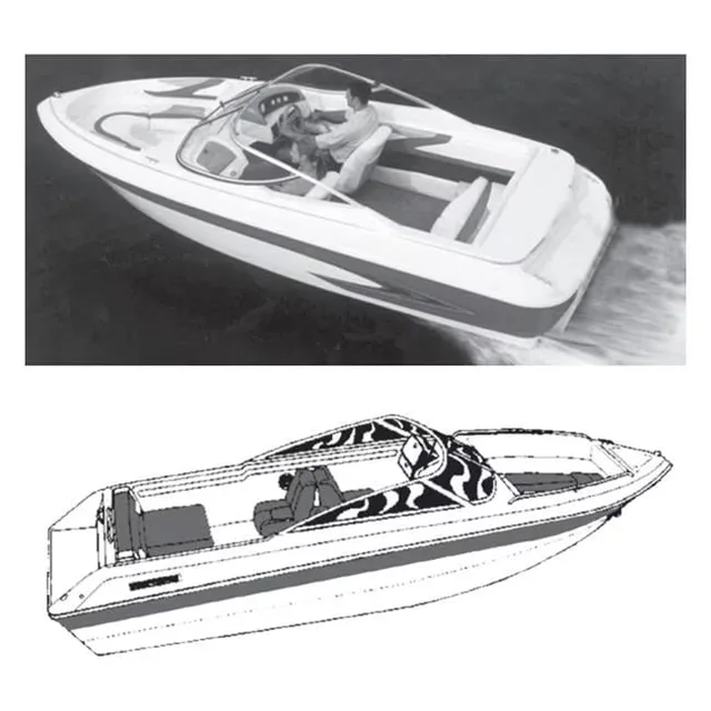 Boat Cover 22 ft gray 22'