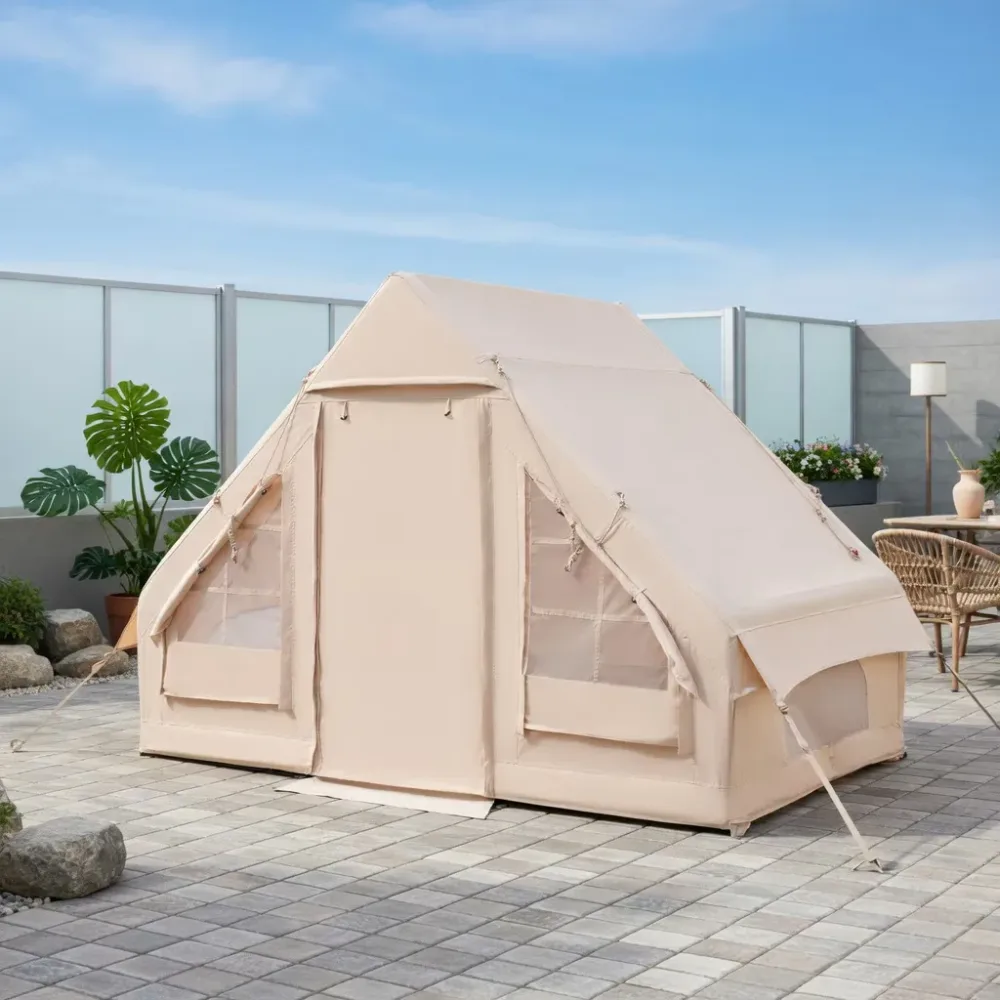 Camping Tent 4-6 people waterproof beige