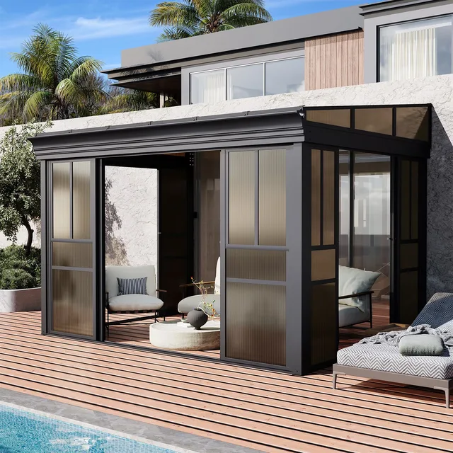 Patio 8' 12' grey