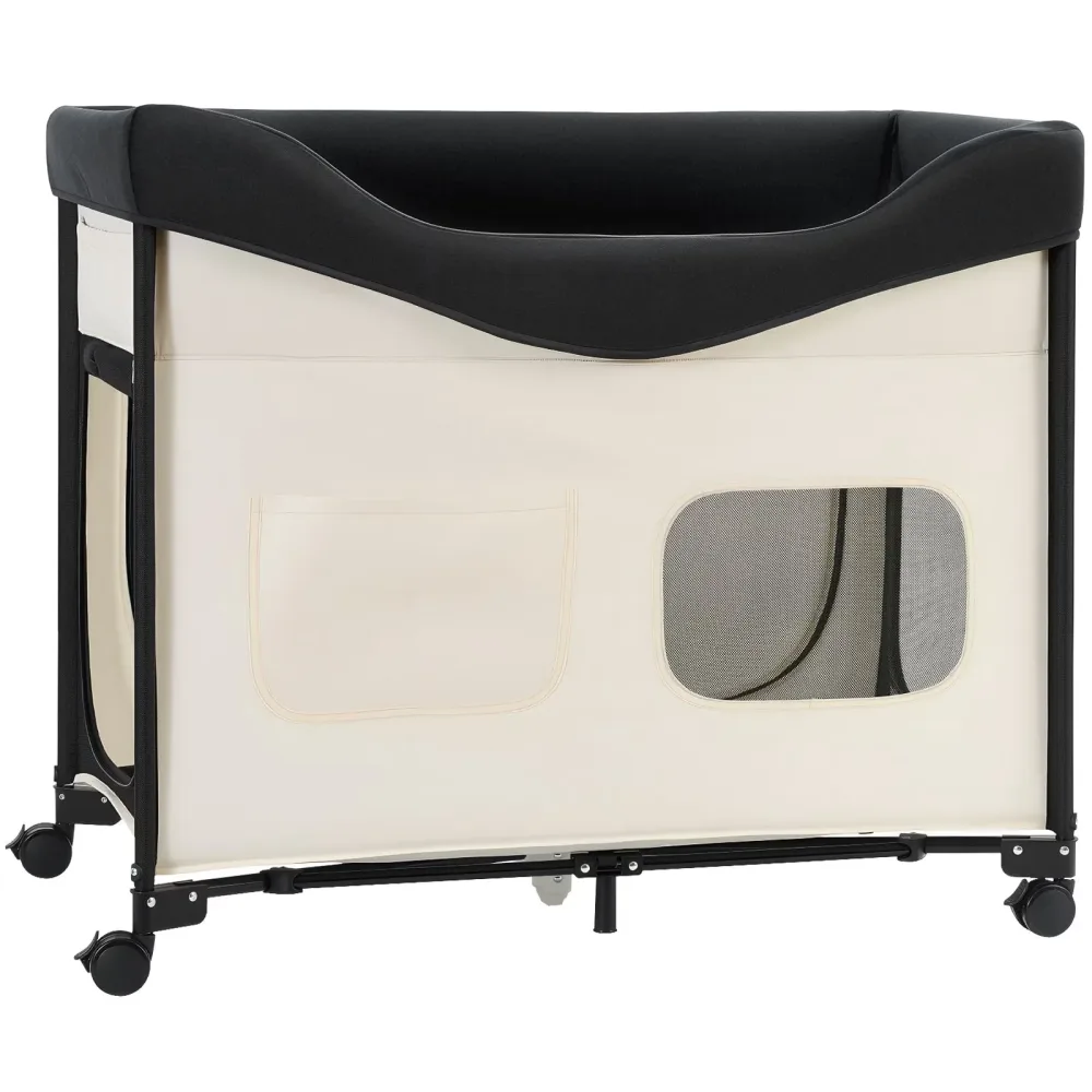 Pet Bed foldable portable beige