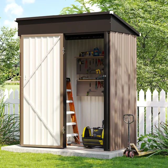 Garden Shed brown 70" 2-3 people