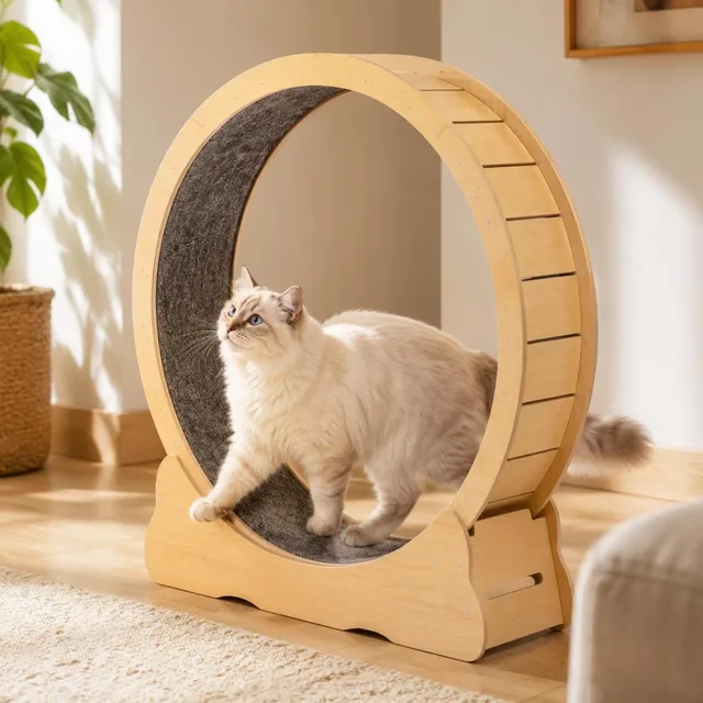 Cat Treadmill 43.3 inch 43.3 in 39.37 in