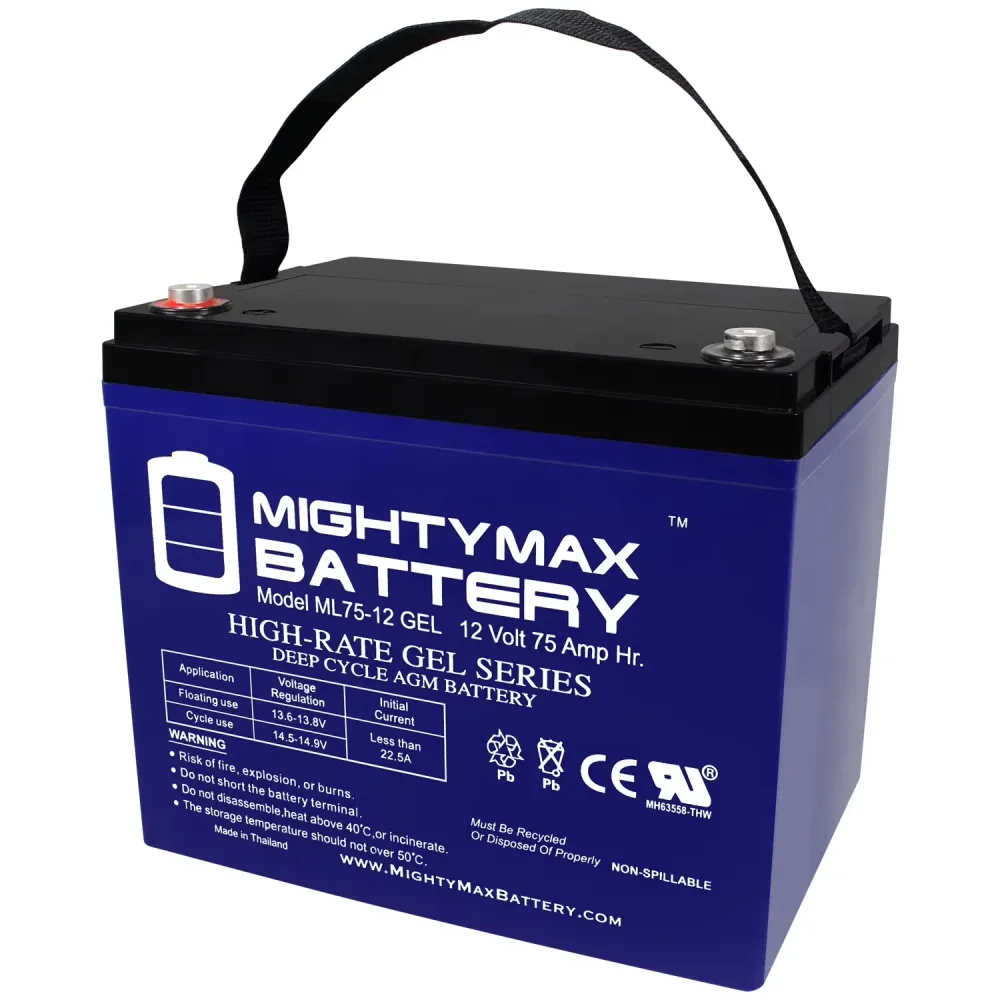 Battery 12v 12 volt 10.24 in