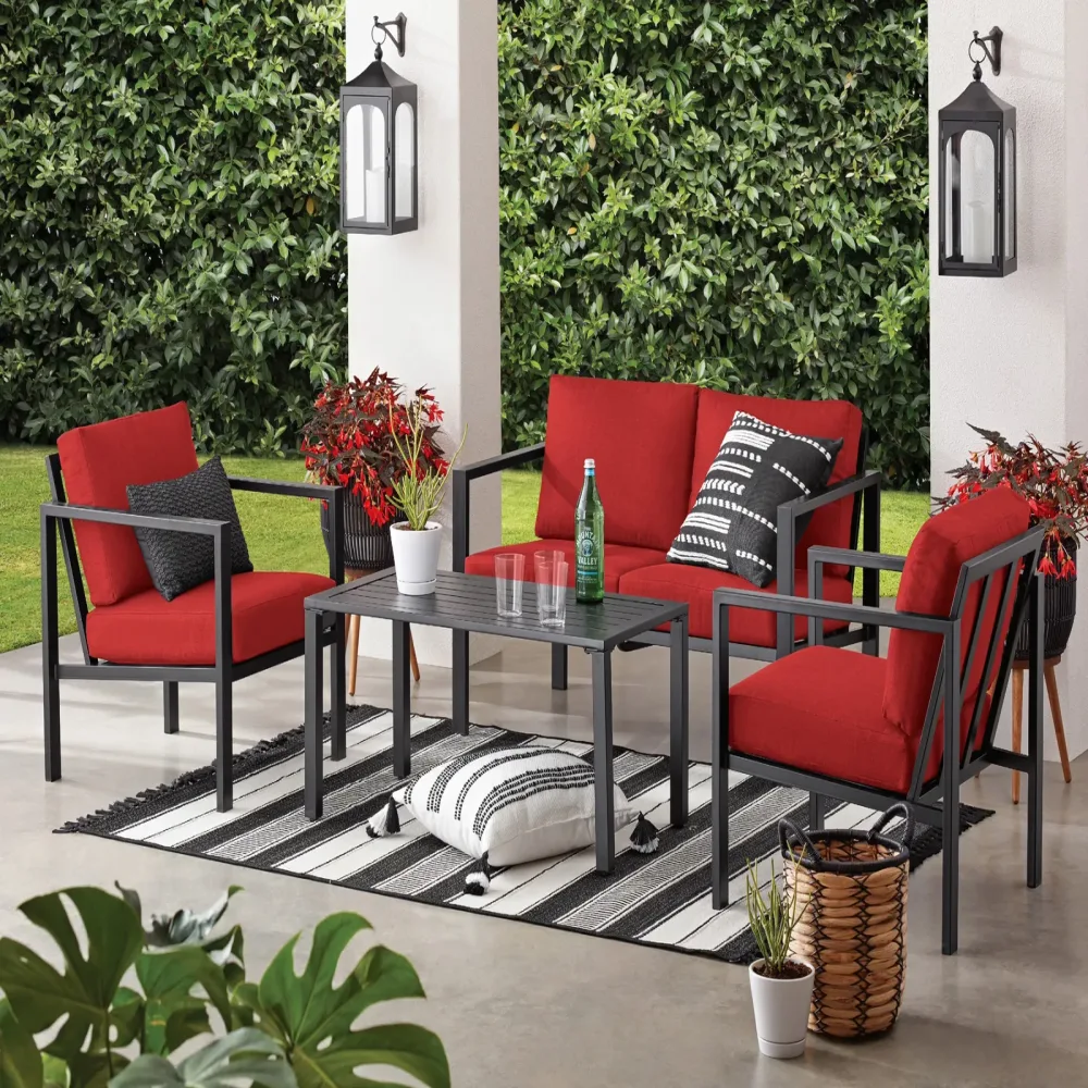 Patio Conversation red 44.5 in 29.5 in