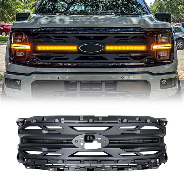 Grille black led