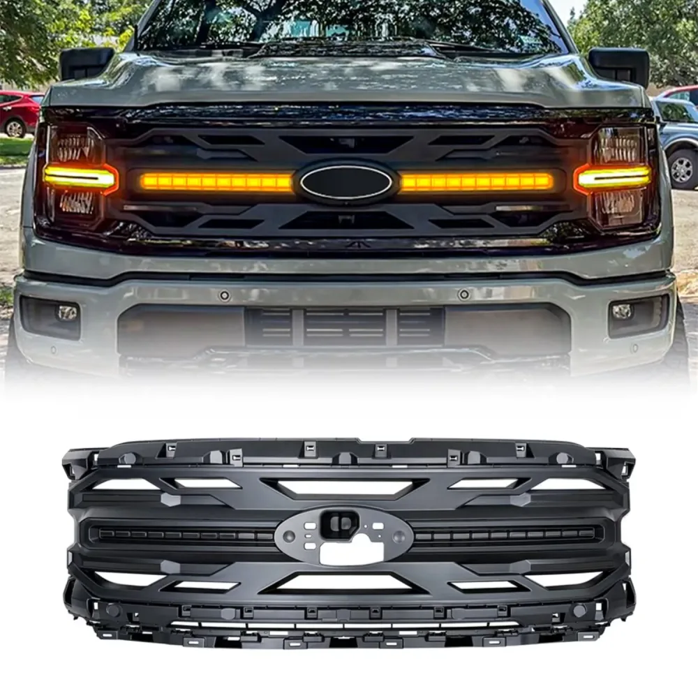 Grille black led