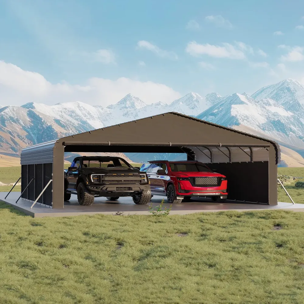 Metal Carport 20' 10' 1.6 in