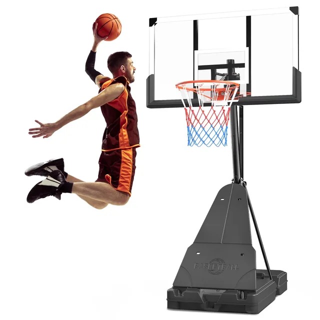 Portable Basketball 44 inch 5.25-10ft 150 lbs
