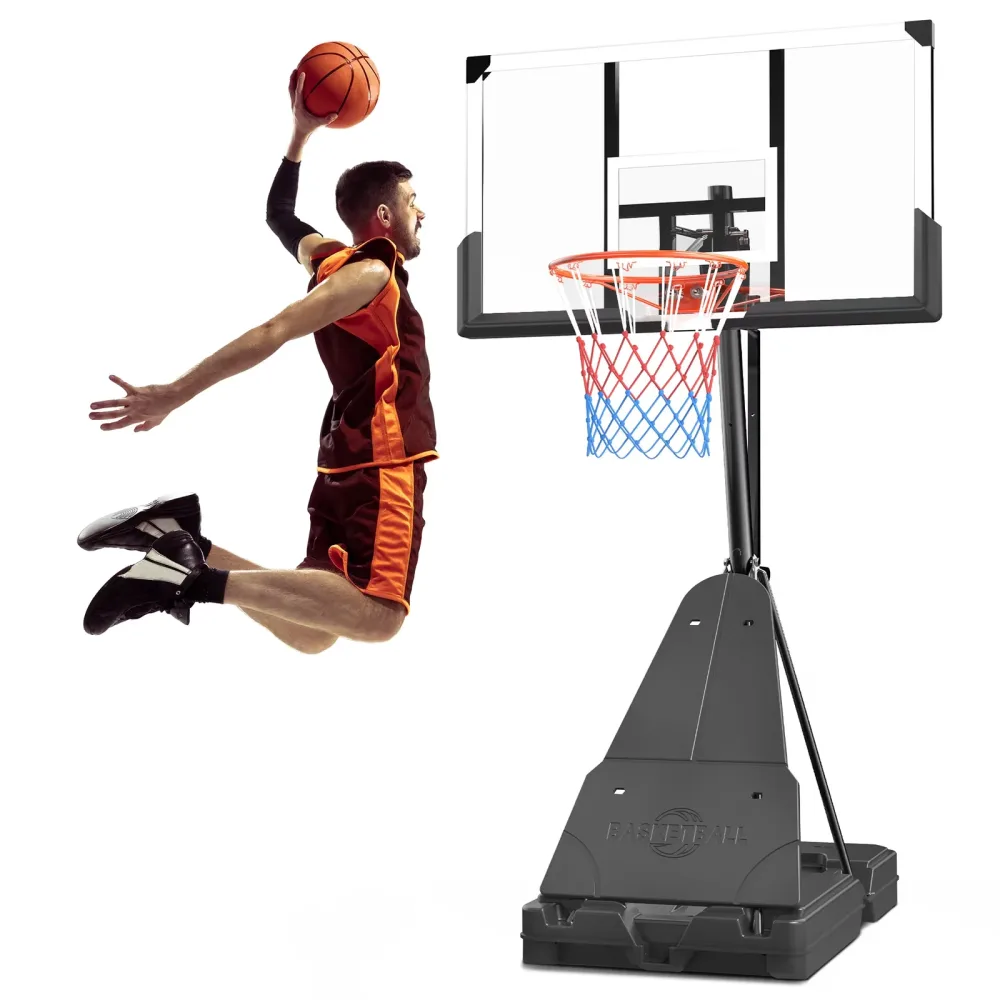 Portable Basketball 44 inch 5.25-10ft 150 lbs