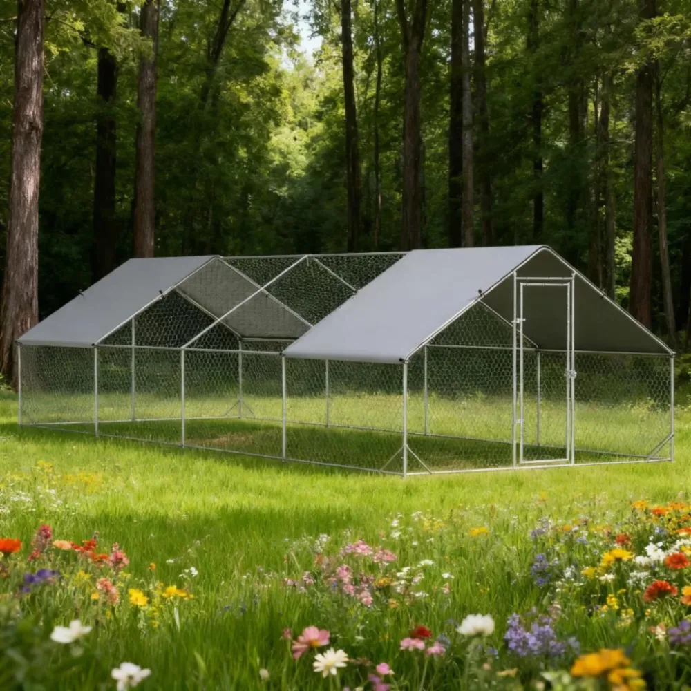 Chicken Coop 9.8' 26.2' waterproof