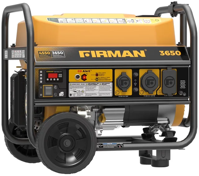 Portable Generator 3650w 4550w 120v