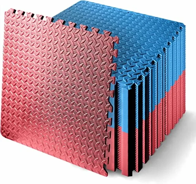 Exercise Mat red blue 24"