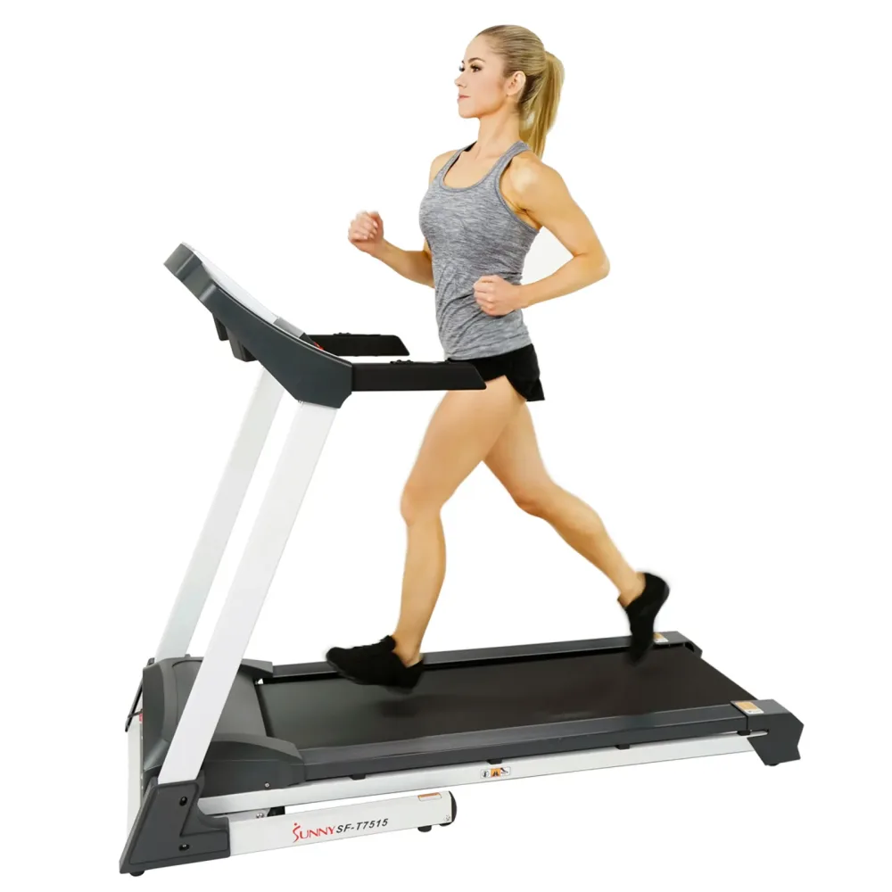 Treadmill bluetooth led folding