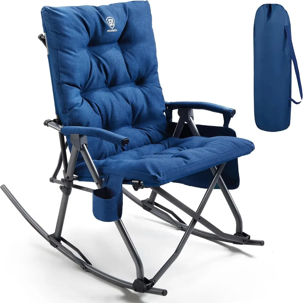 Camping Chair folding blue 400 pounds