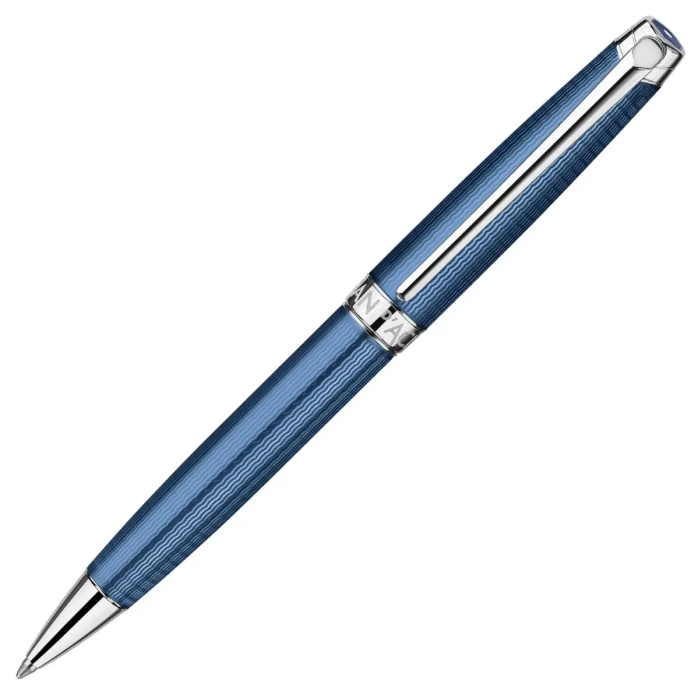 Ballpoint Pen blue silver