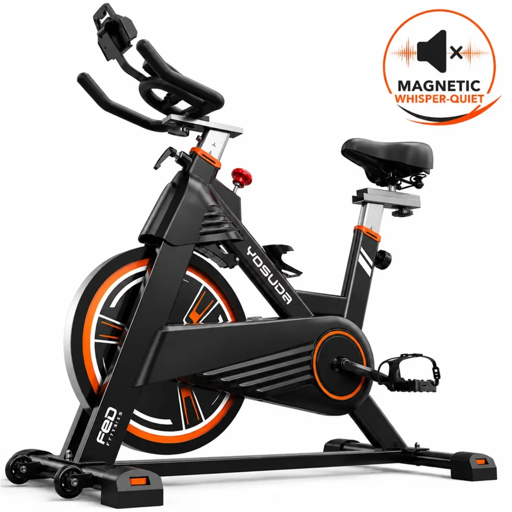 Exercise Bike 350 lb bluetooth adjustable