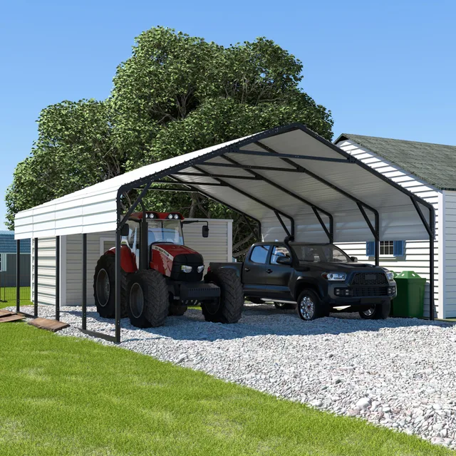 Metal Carport 20' 15' 10'