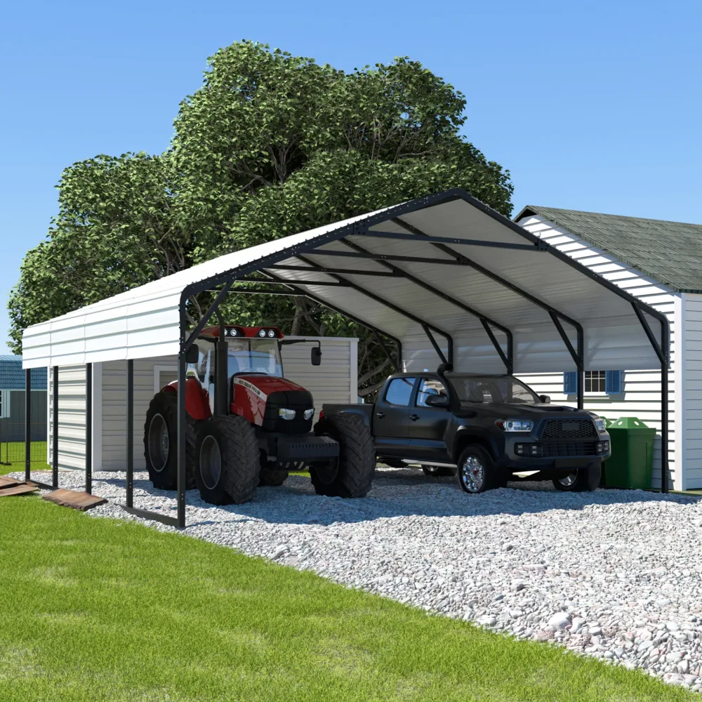 Metal Carport 20' 15' 10'