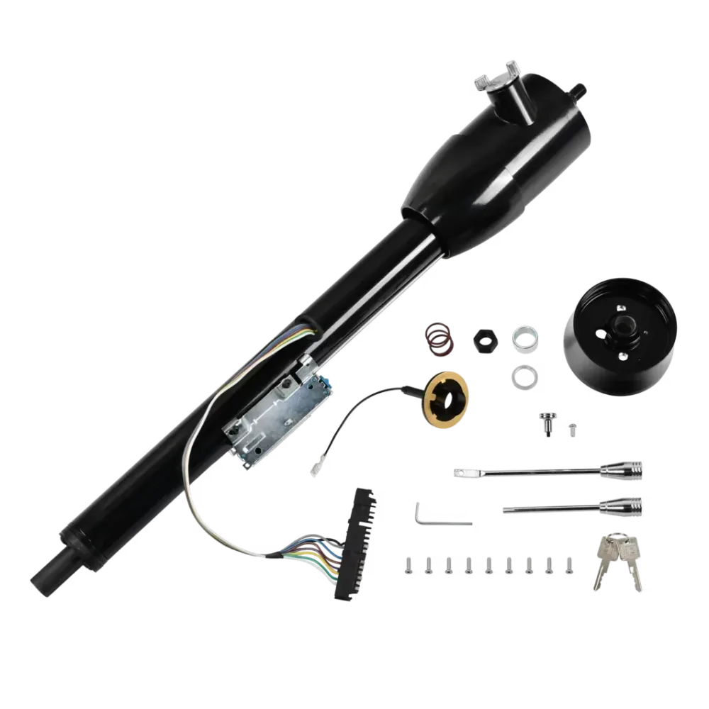 Steering Column 28" black 2"