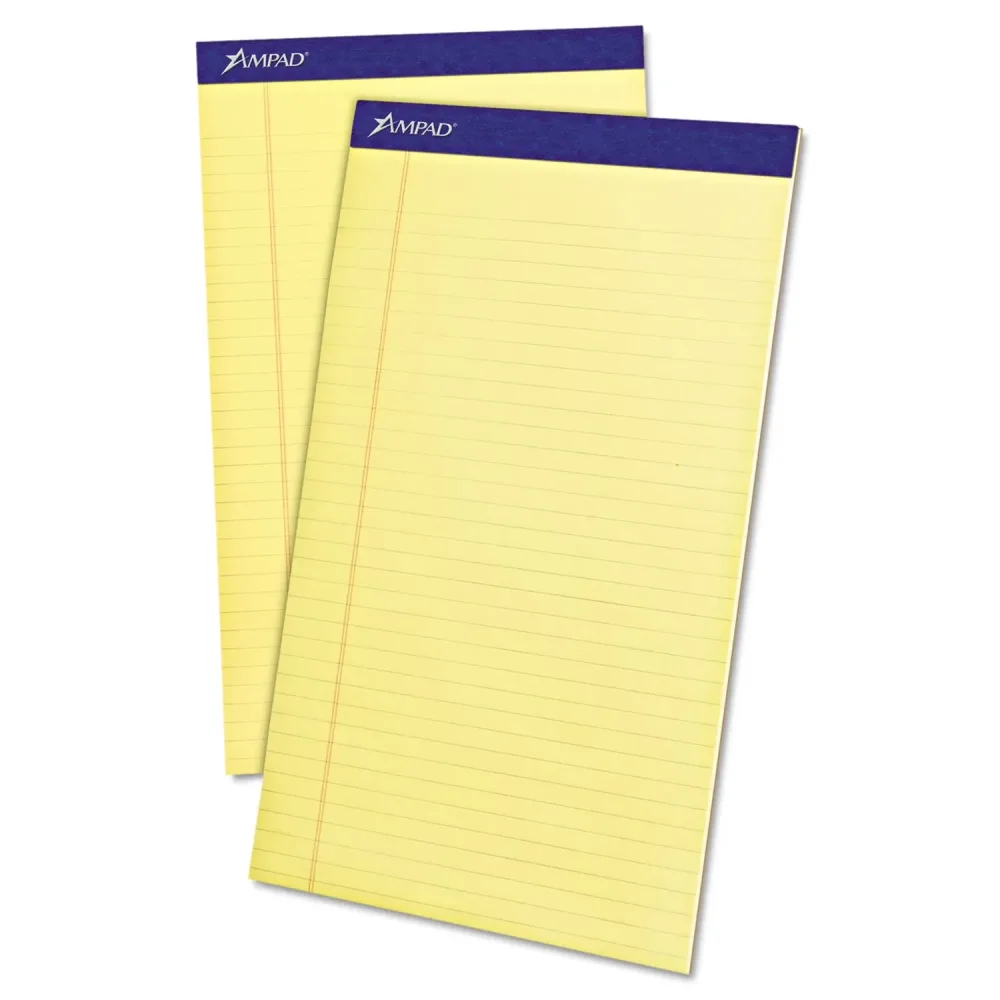 Writing Pads yellow heavy-duty