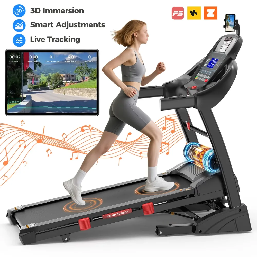 Treadmill 4.5hp 300 lb folding