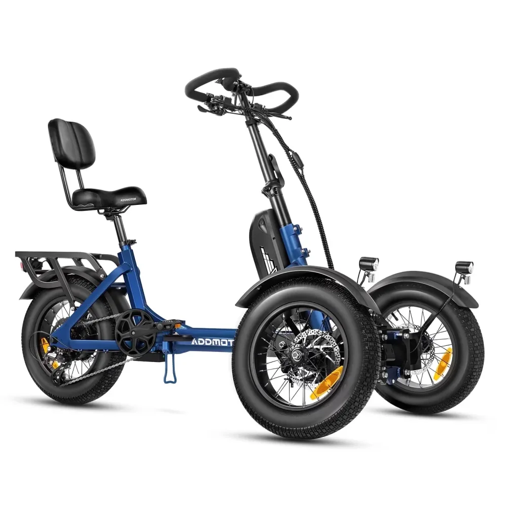Electric Bicycle 750w folding blue