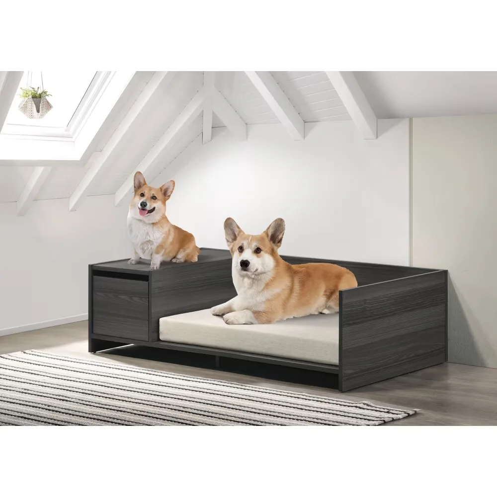 Pet Bed 47" gray 33.3"