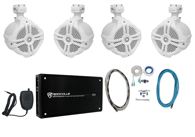 Amplifier 6.5" 4 channel 20 foot
